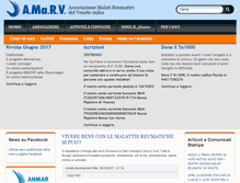 Tablet Screenshot of amarv-veneto.it